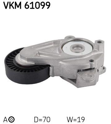Rolo tensor da correia trapezoidal estriada SKF ref. VKM 61099